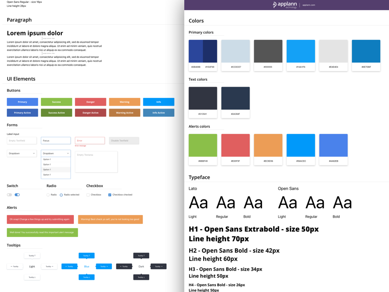 Design Style Guide Sketch Resource