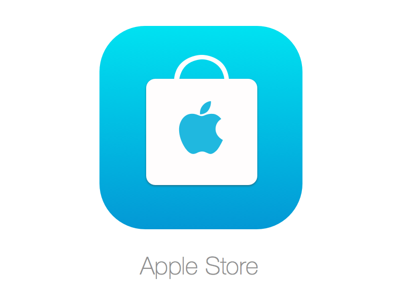 Icono de la tienda de Apple para el recurso de boceto de iPhone