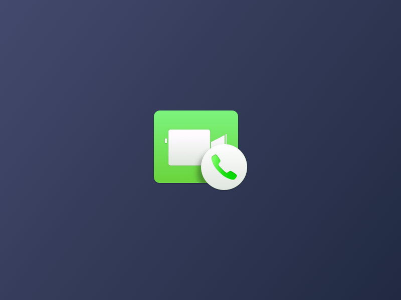 Facetime Yosemite-Symbol Sketch-Ressource