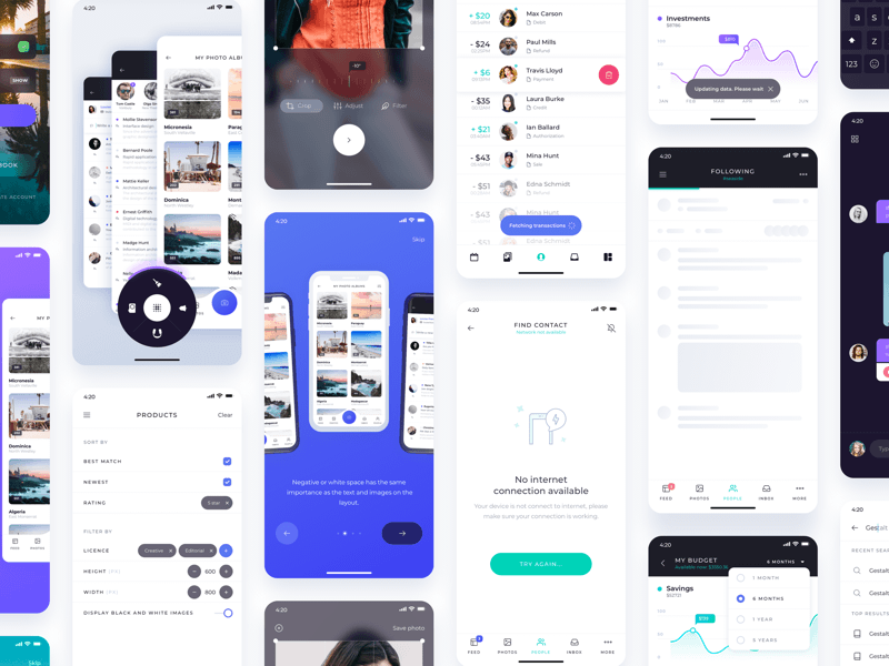 Atro Mobile UI Kit Sketch Resource