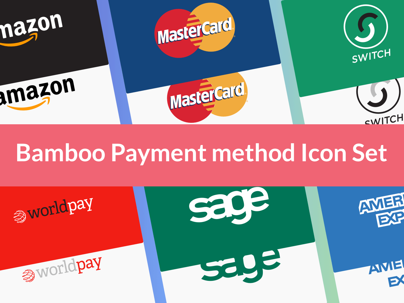 Conjunto de iconos de método de pago Recurso de boceto