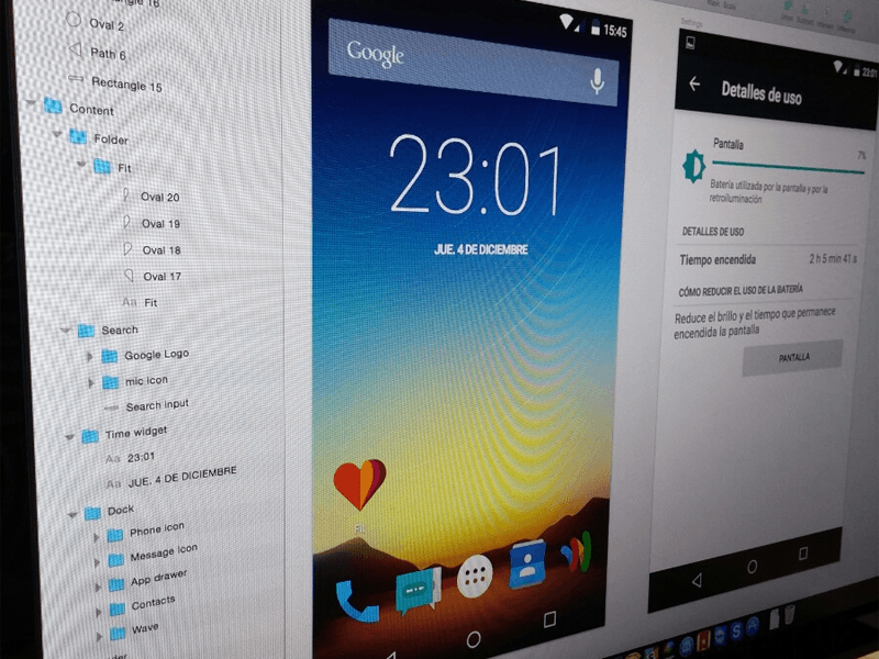 Lollipop Android Sketch Recurso