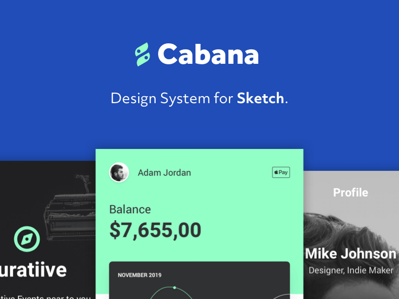Cabana Design System Demo Sketch Ressource