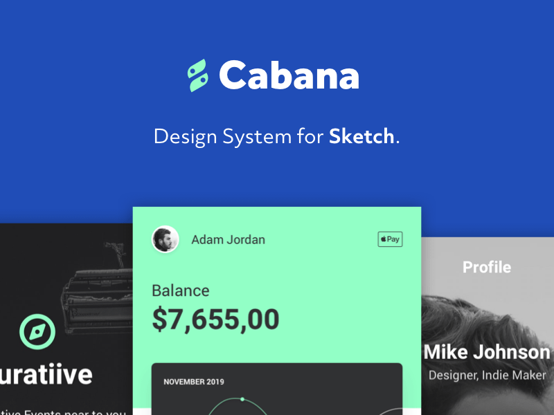 Кабана Дизайн системы Демо Sketch ресурсов