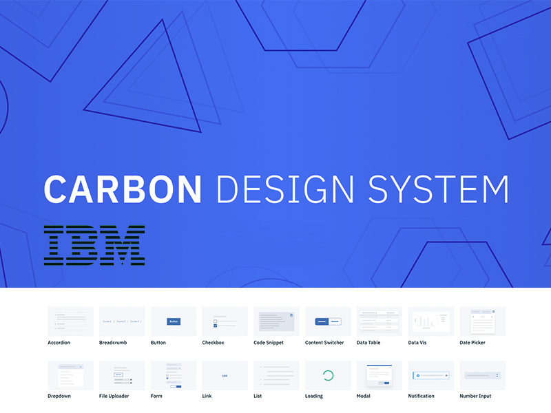 IBM Carbon Design System Sketchnressource