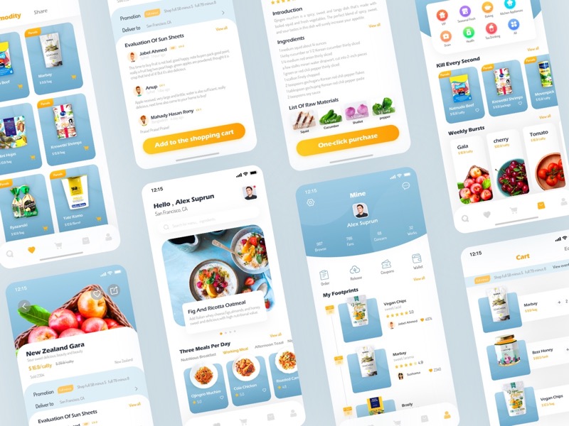 Circle of Dining App Concept Sketch Ressource