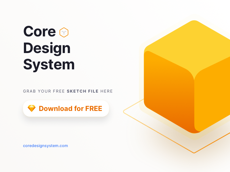 Core Design System Sample Sketch Resource