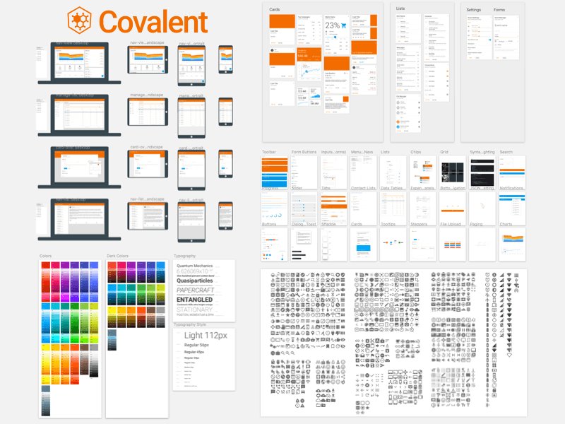 Covalent Material Design Sketch Template