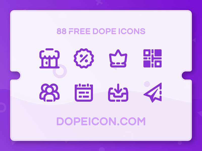 88 Dopeicons Sketch Resource