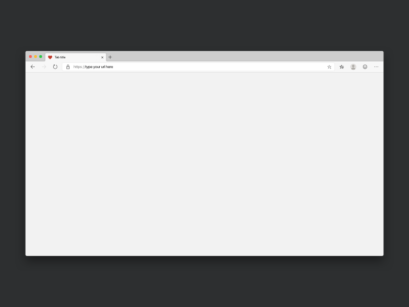 Edge Browser macOS Sketch Resource