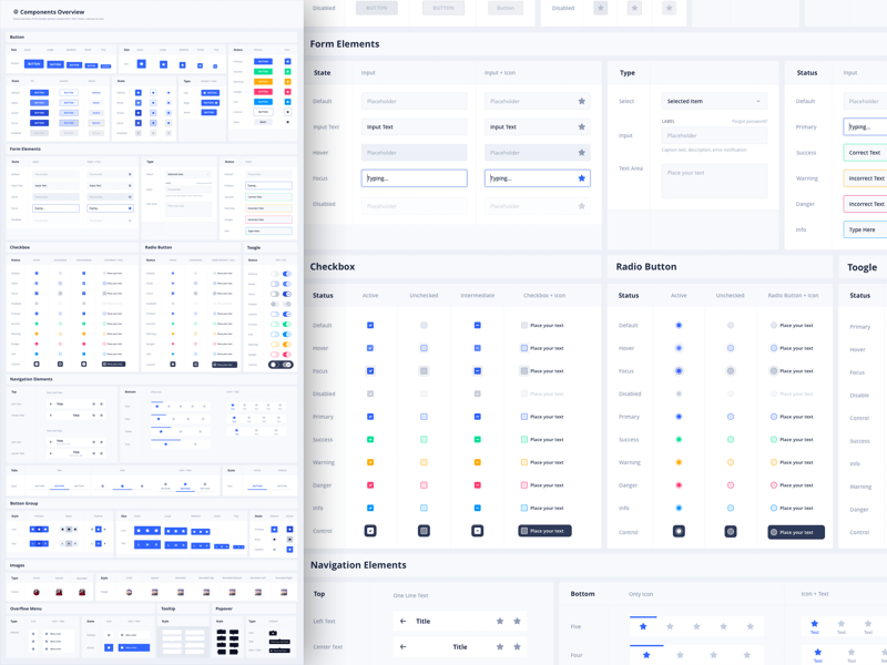 Eva Design System Sketch Resource