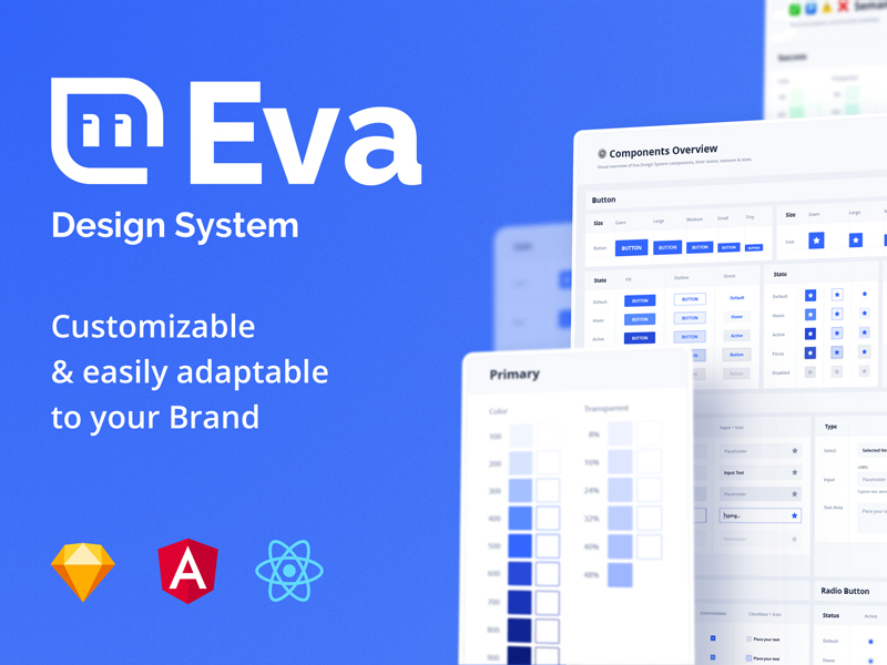 Sketch Design System – Eva