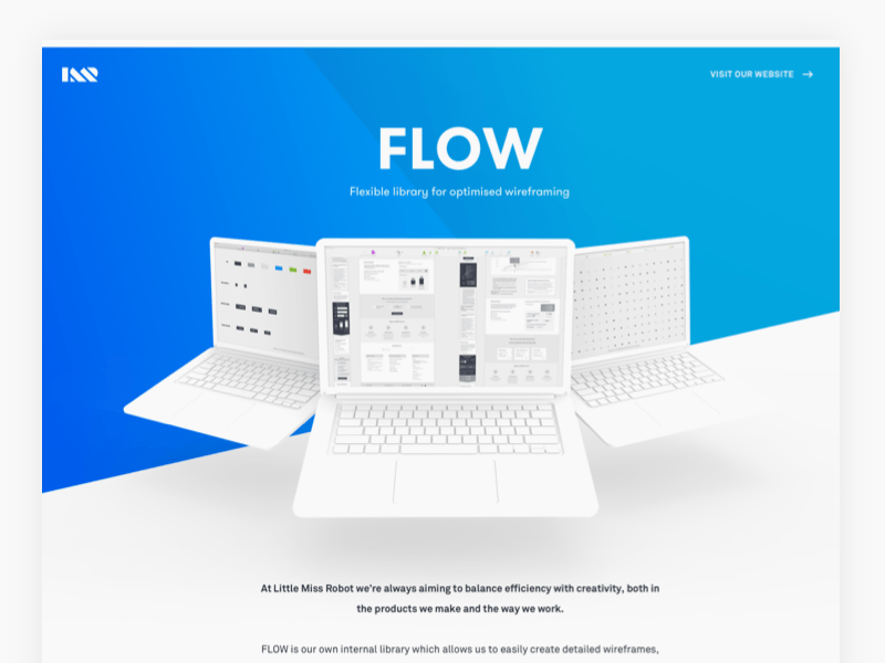 FLOW – Sketchワイヤフレーミングライブラリ