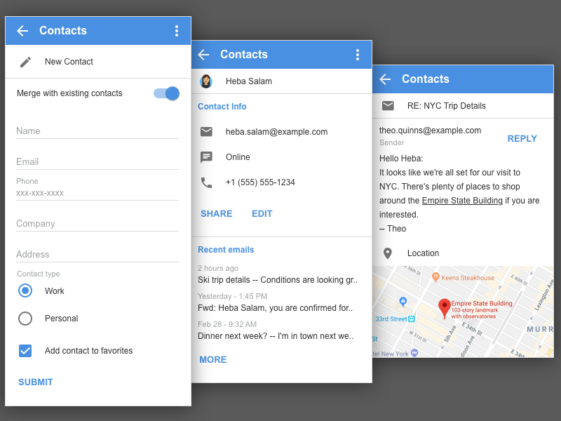 Gmail Add-on Design Kit Sketch Resource