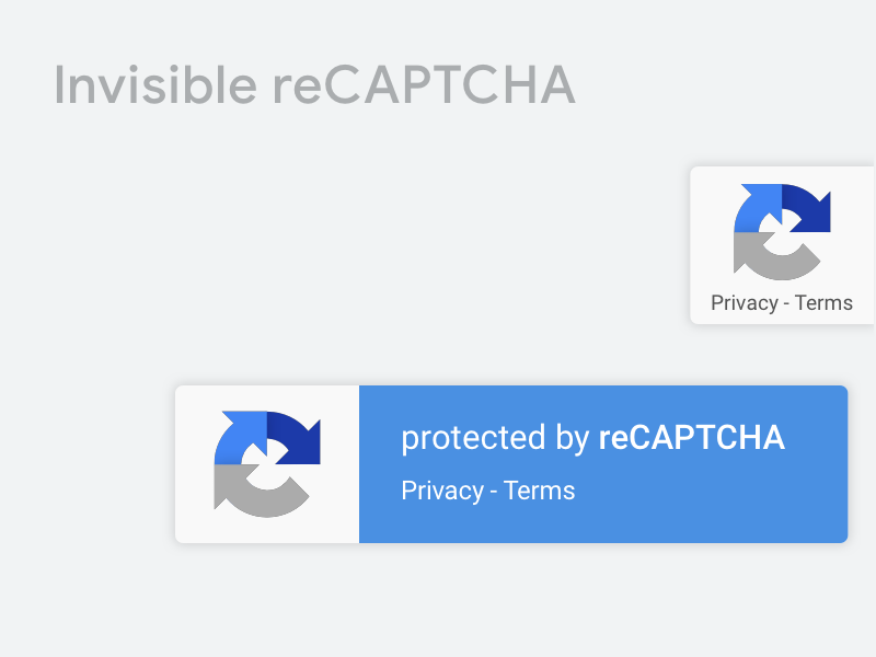 Google Невидимый reCAPTCHA Библиотека Sketch ресурсов