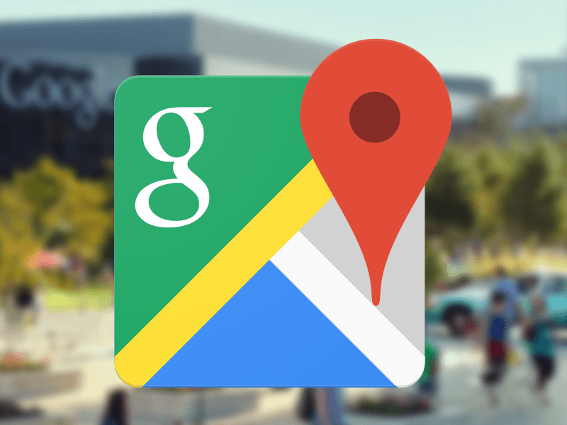 Icono de Google Maps Bosquejo Recurso
