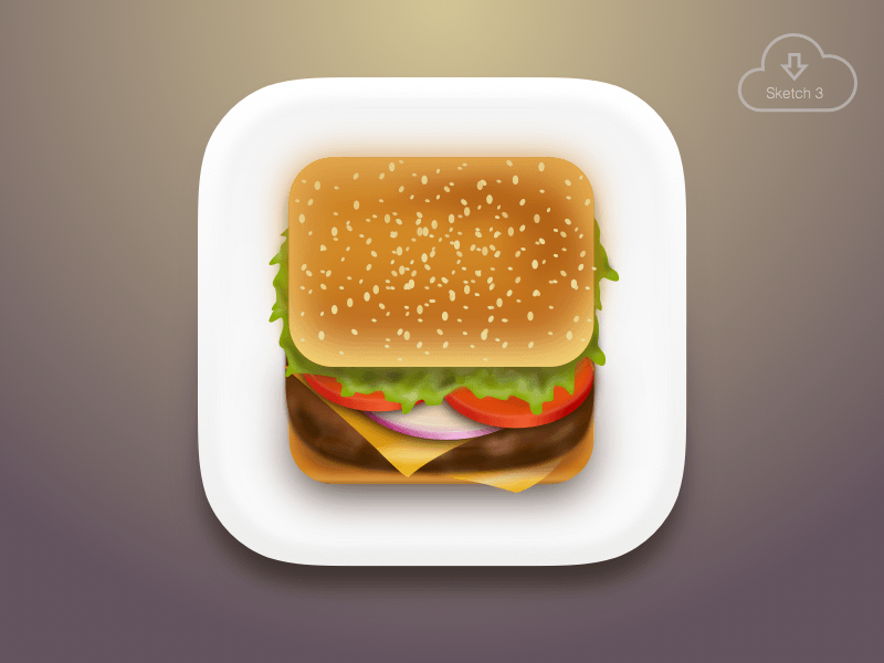 Ressource d'esquisse d'icône de hamburger