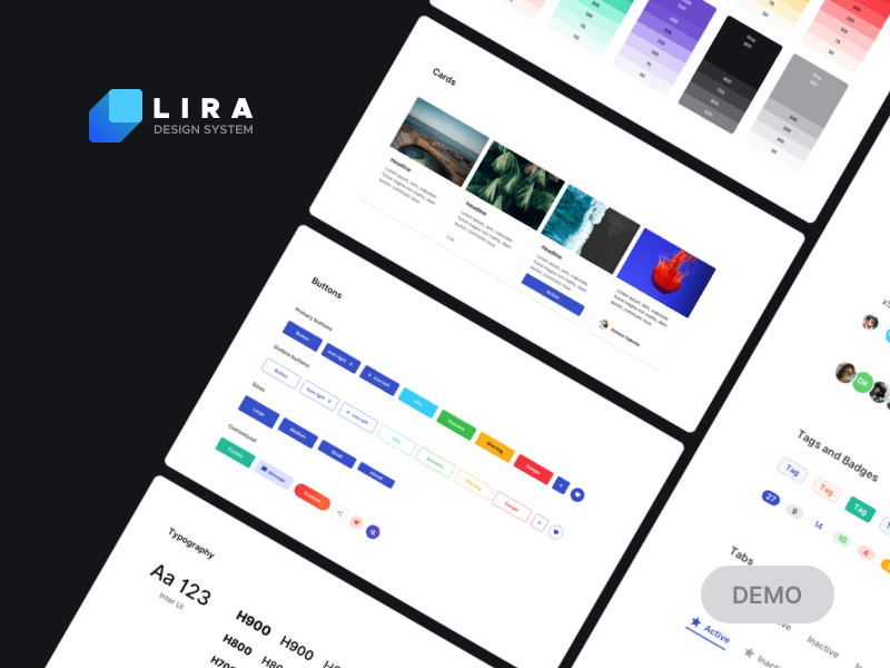 Lira Design System Demo Sketchnressource
