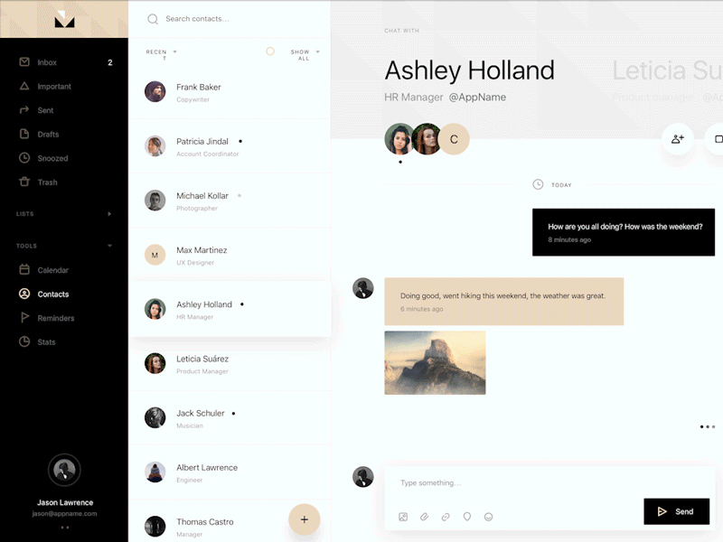 Mail App UI Kit Sketchnressource