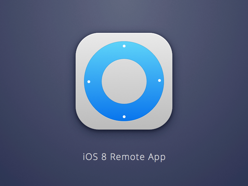 iOS 8 Remote-App-Sketchnressource