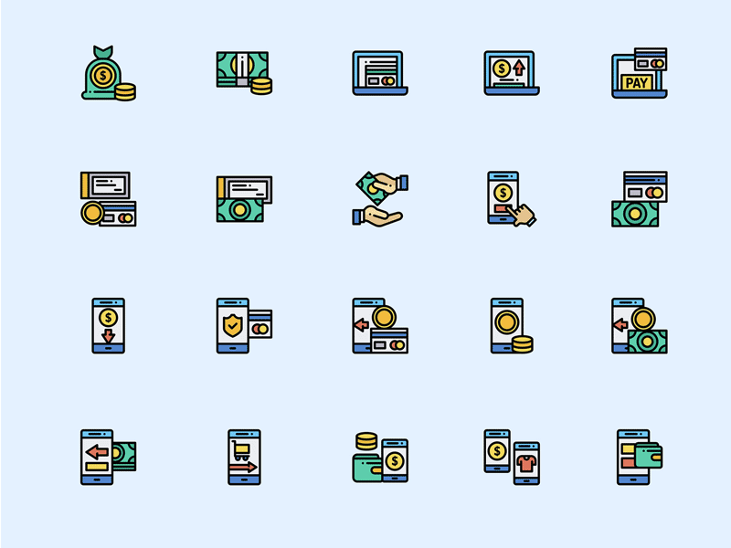 Payment Icons Sketch Resource