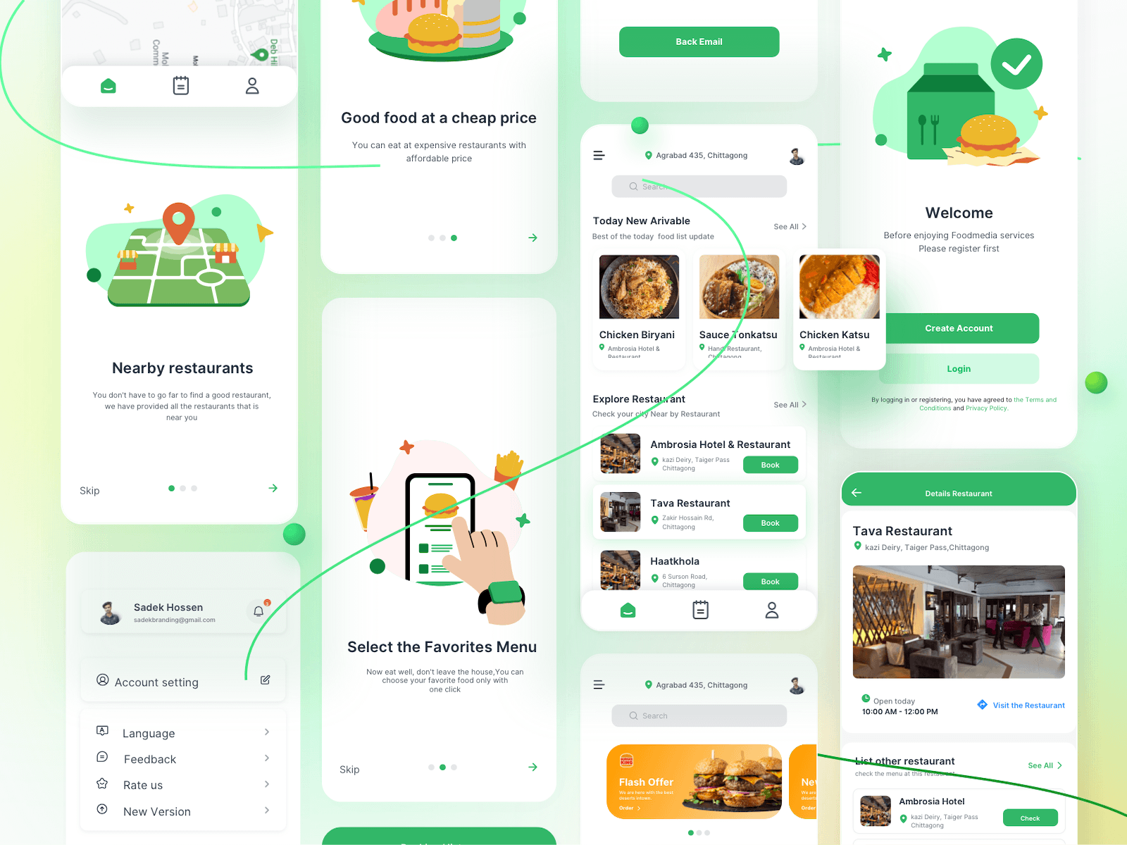 Multipurpose Booking App UI Kit Sketch Resource