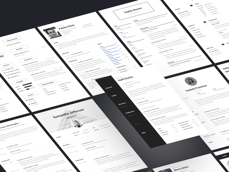 Resumes Sketch Resource