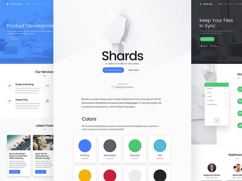 Shards UI Kit Sketch Resource