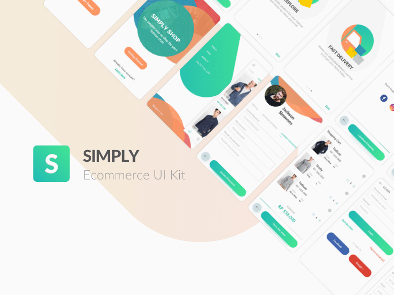 Simplement Kit d’interface utilisateur e-commerce
