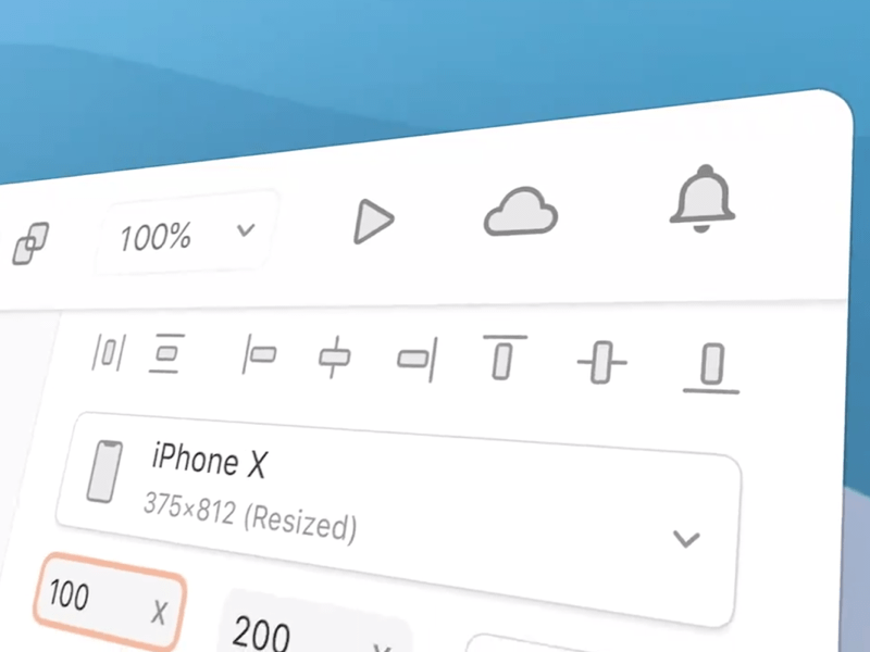 Sketch большой Sur Basic UI и анимационный эскиз Ресурс