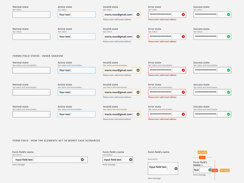 Smart Form UI Kit Sketch Resource