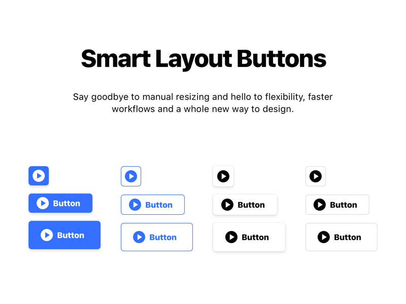 Botones de diseño inteligente Playground Bosquejo Recurso