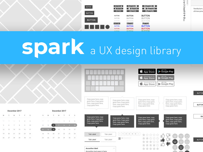 Spark - UX Library Sketch-Ressource