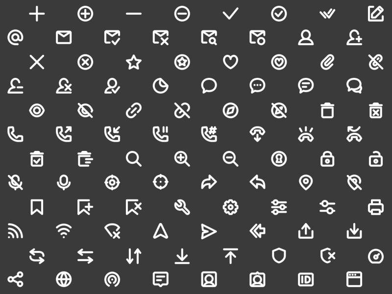 96 Iconos Super Basic Sketch Recurso