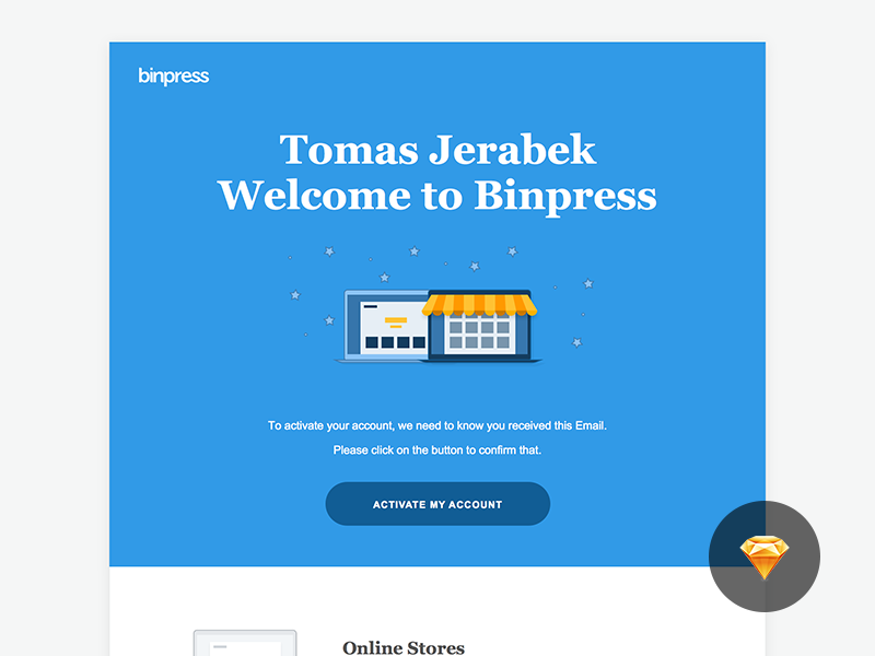 Binpress Добро пожаловать По электронной почте