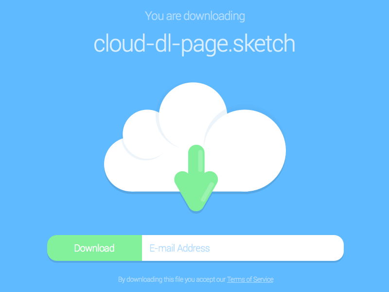 Page de téléchargement cloud