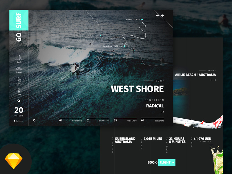 GoSurf – Modèle de site web de surf