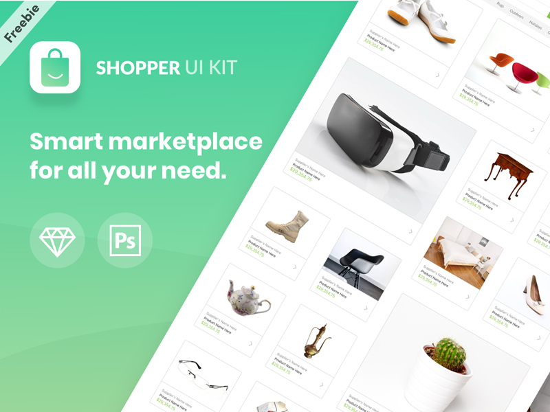 Kit de site Web d’achats - Shopper