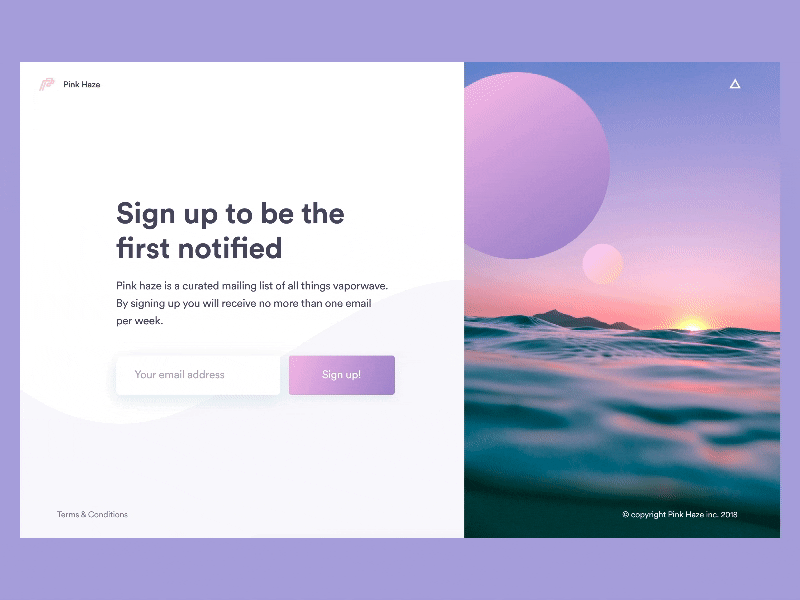 Sign Up Screen