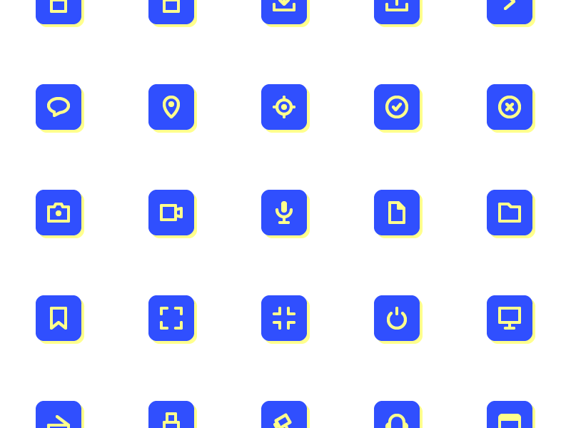 Paquete de iconos de 100 elementos esenciales