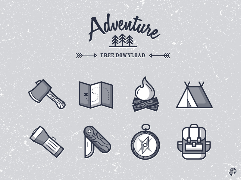 Abenteuer -Symbole Pack