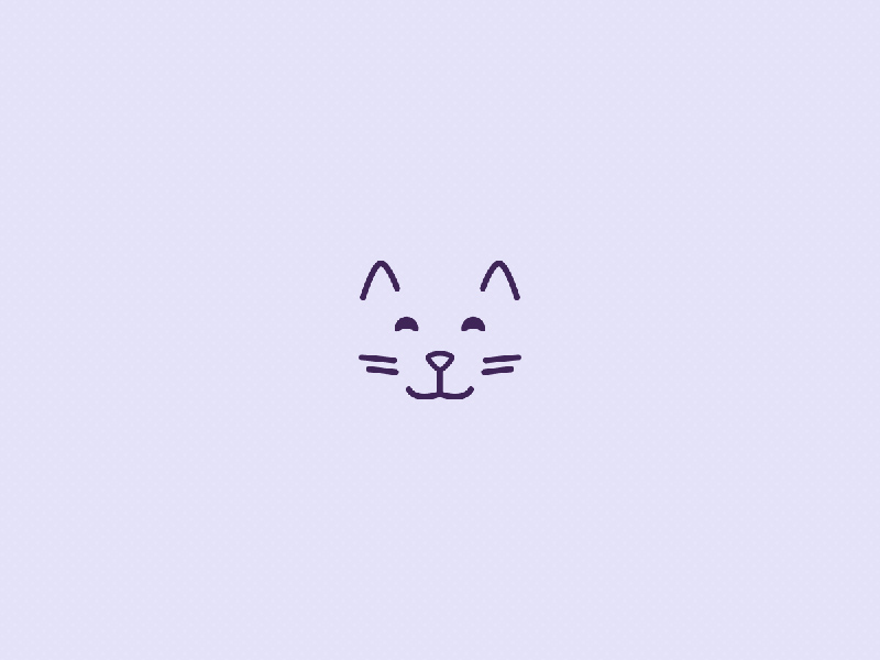 Vector de icono de gato
