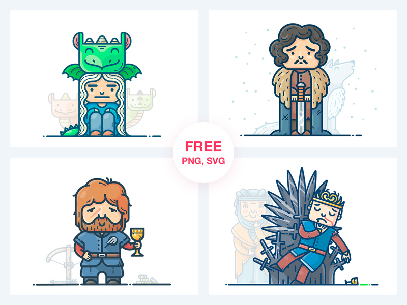 Game of Thronesのイラスト