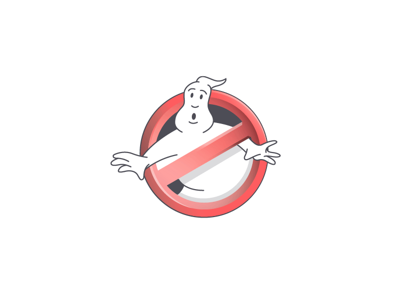 Ghostbusters -Logo im Vektor