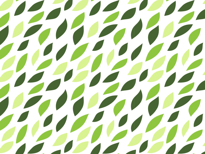 Green Leaf Pattern Vector