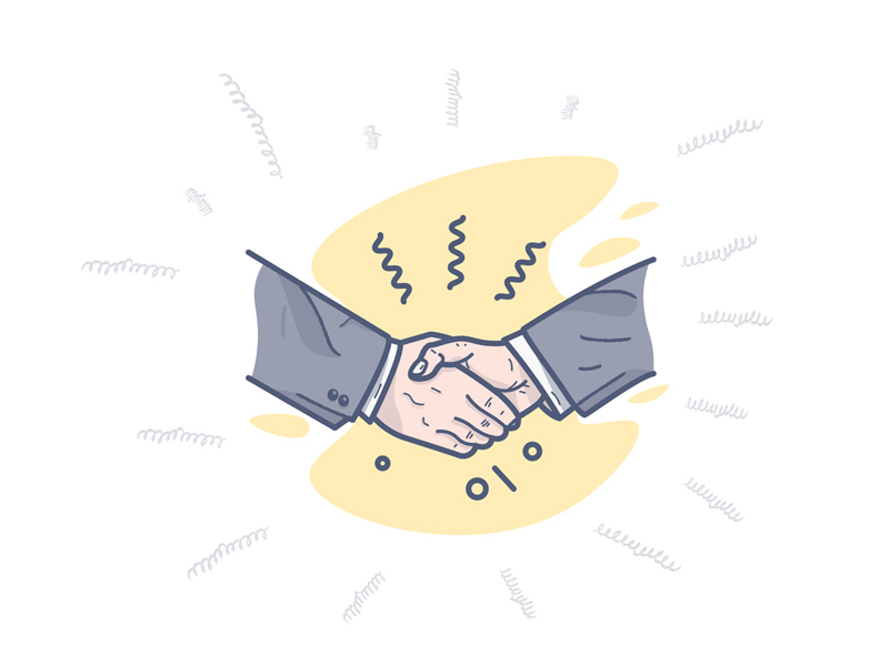 Handshake -Illustration