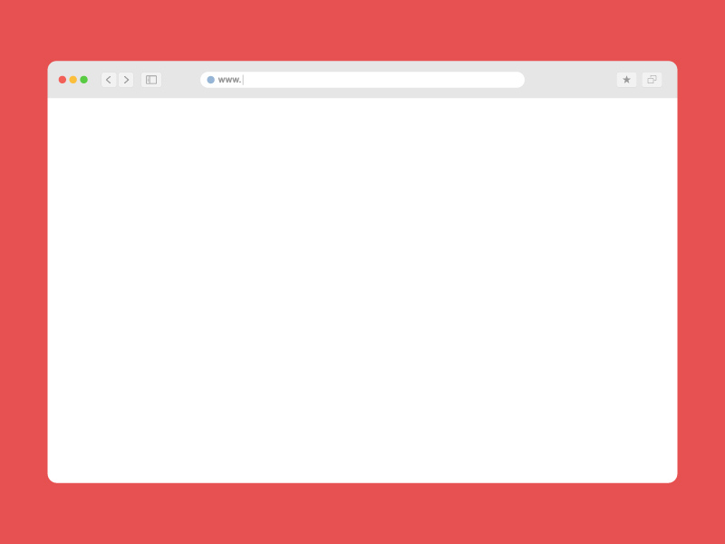 Safari -Browser -Vektor -Mockup