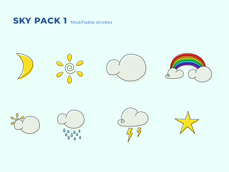 Pack d'icônes météo