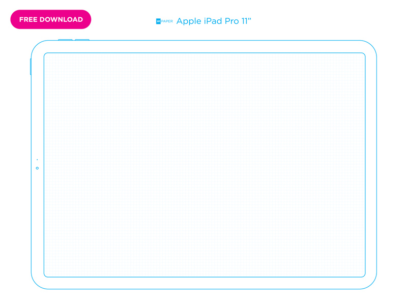 UI Paper Grid iPad Pro 11 Inch
