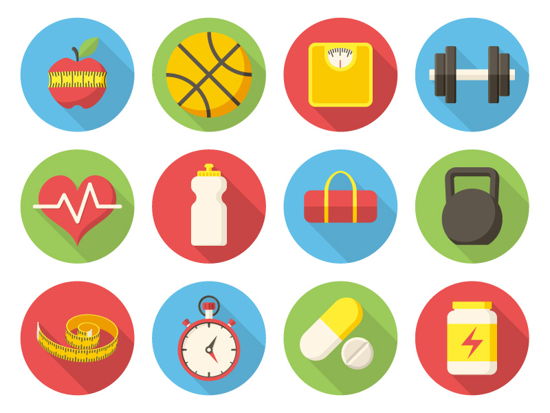 Vector Fitness Icons